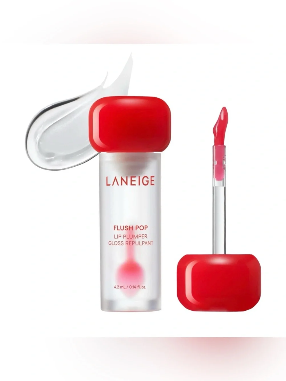 LANEIGE  Flush Pop Plumping Peptide Lip Gloss Treatment